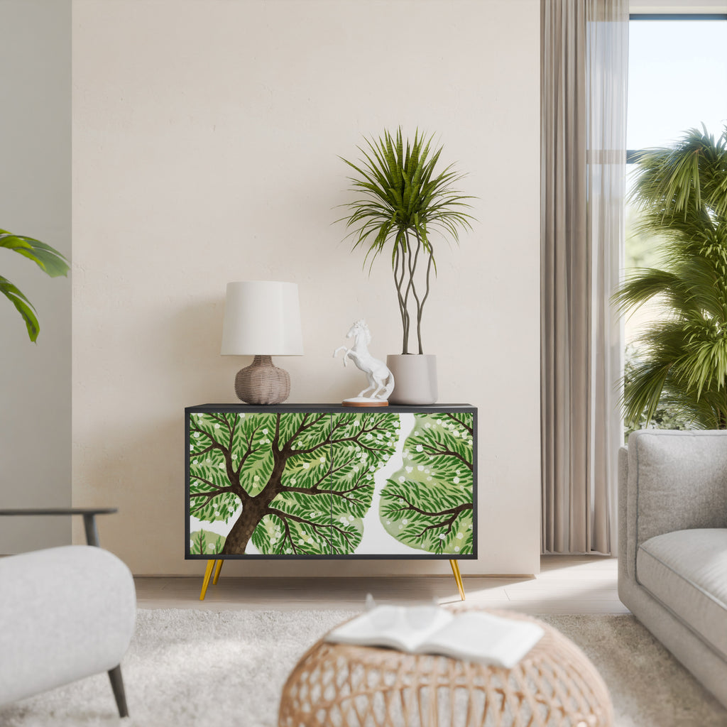 WILDERNESS DASH 2-Door Sideboard in Black Finish