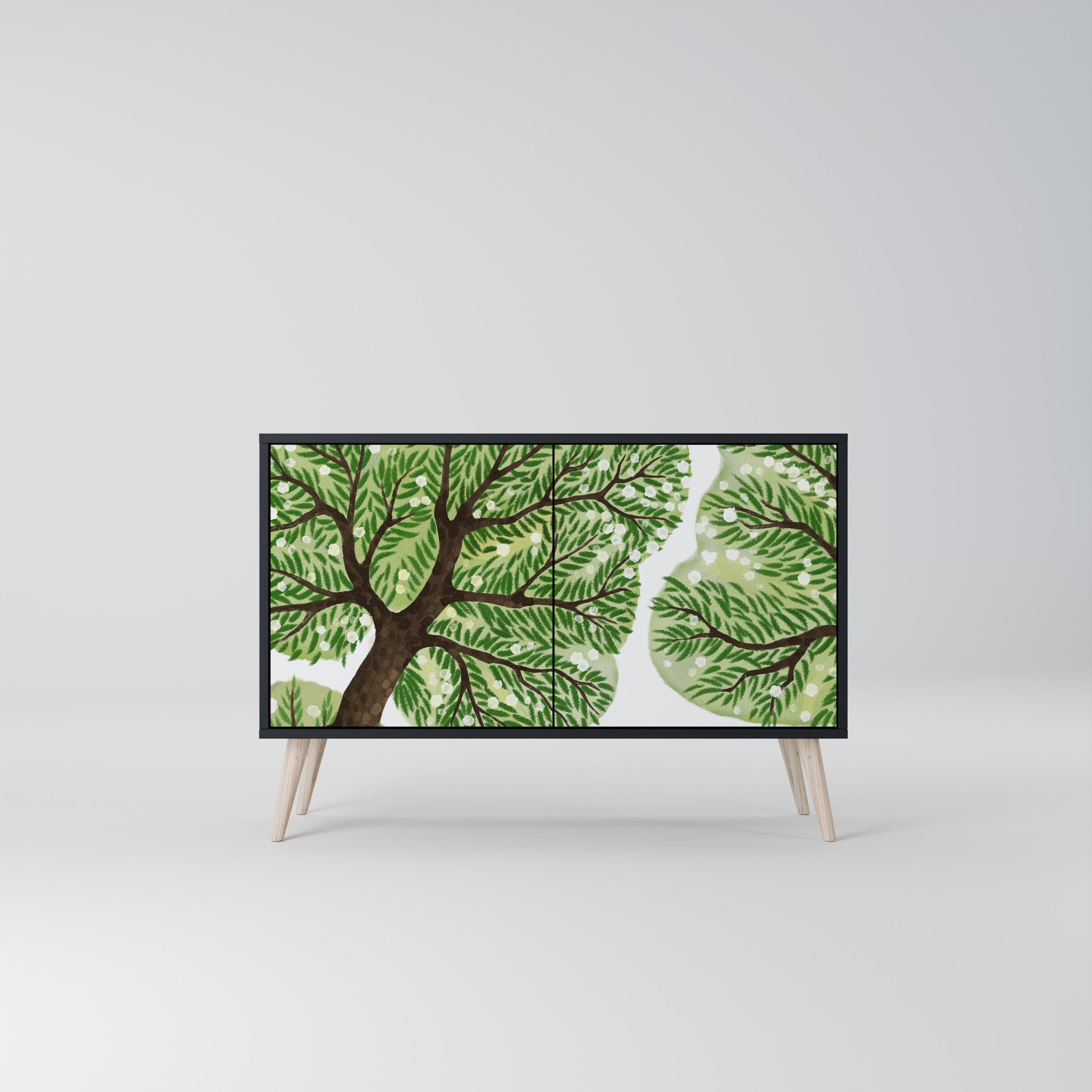 WILDERNESS DASH 2-Door Sideboard in Black Finish