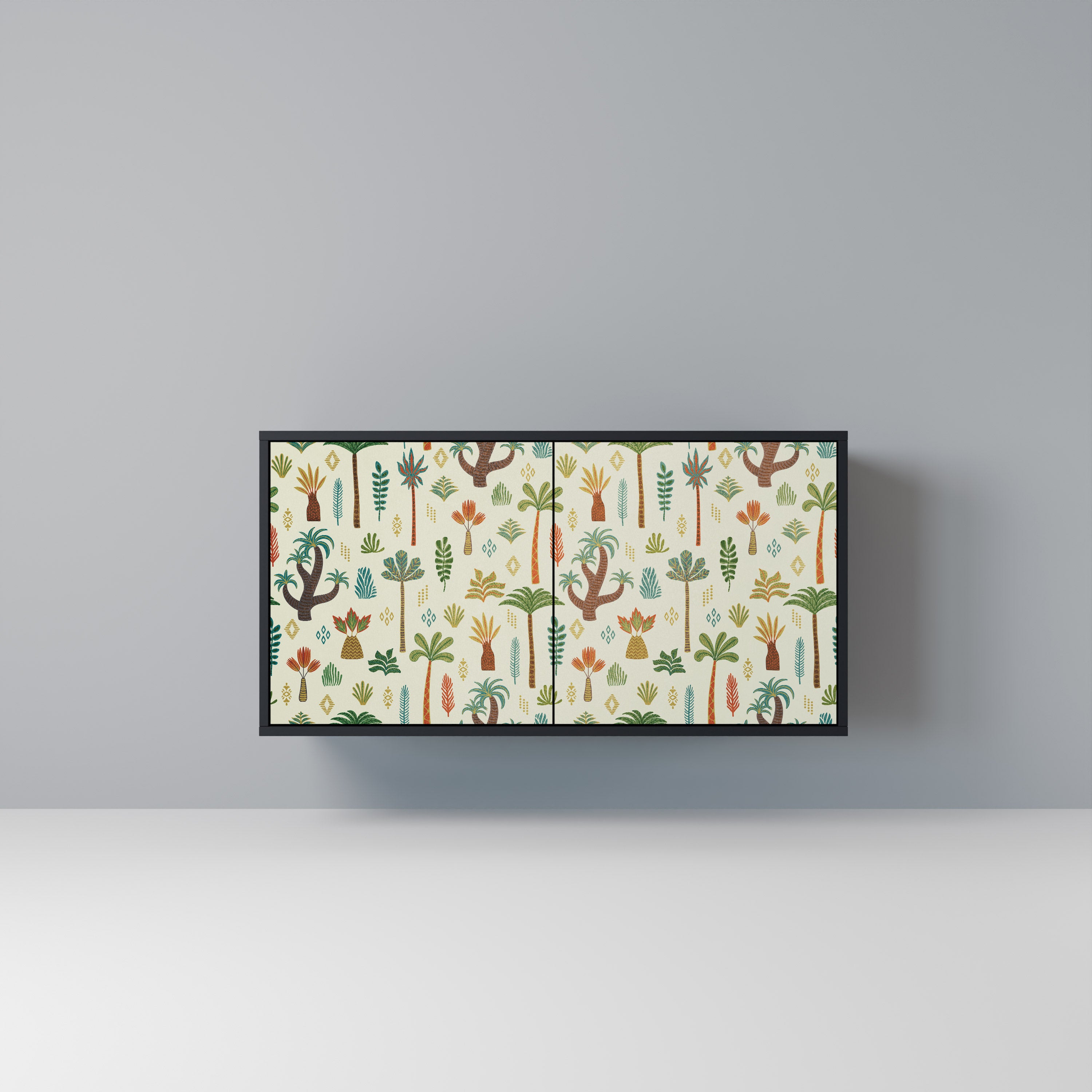 PALM SPRING 2-Door Sideboard in Black Finish