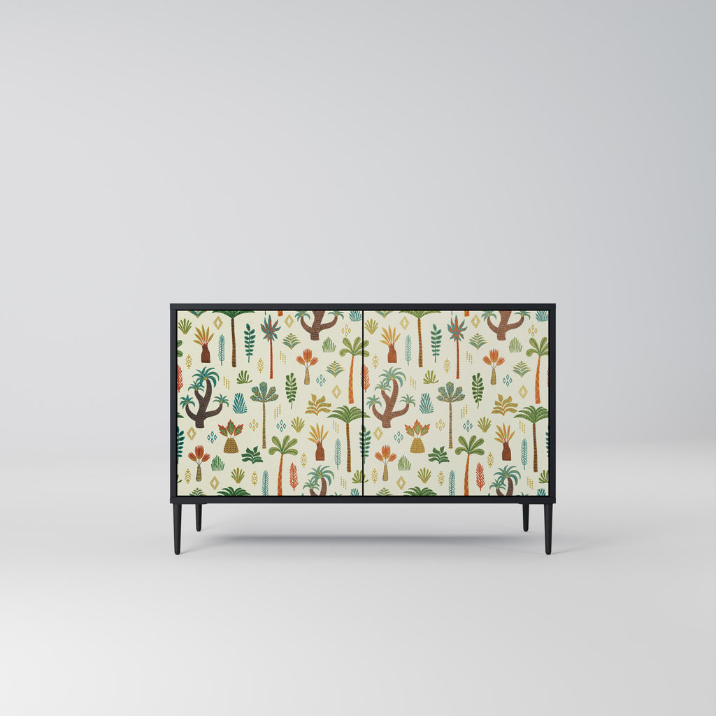 PALM SPRING 2-Door Sideboard in Black Finish