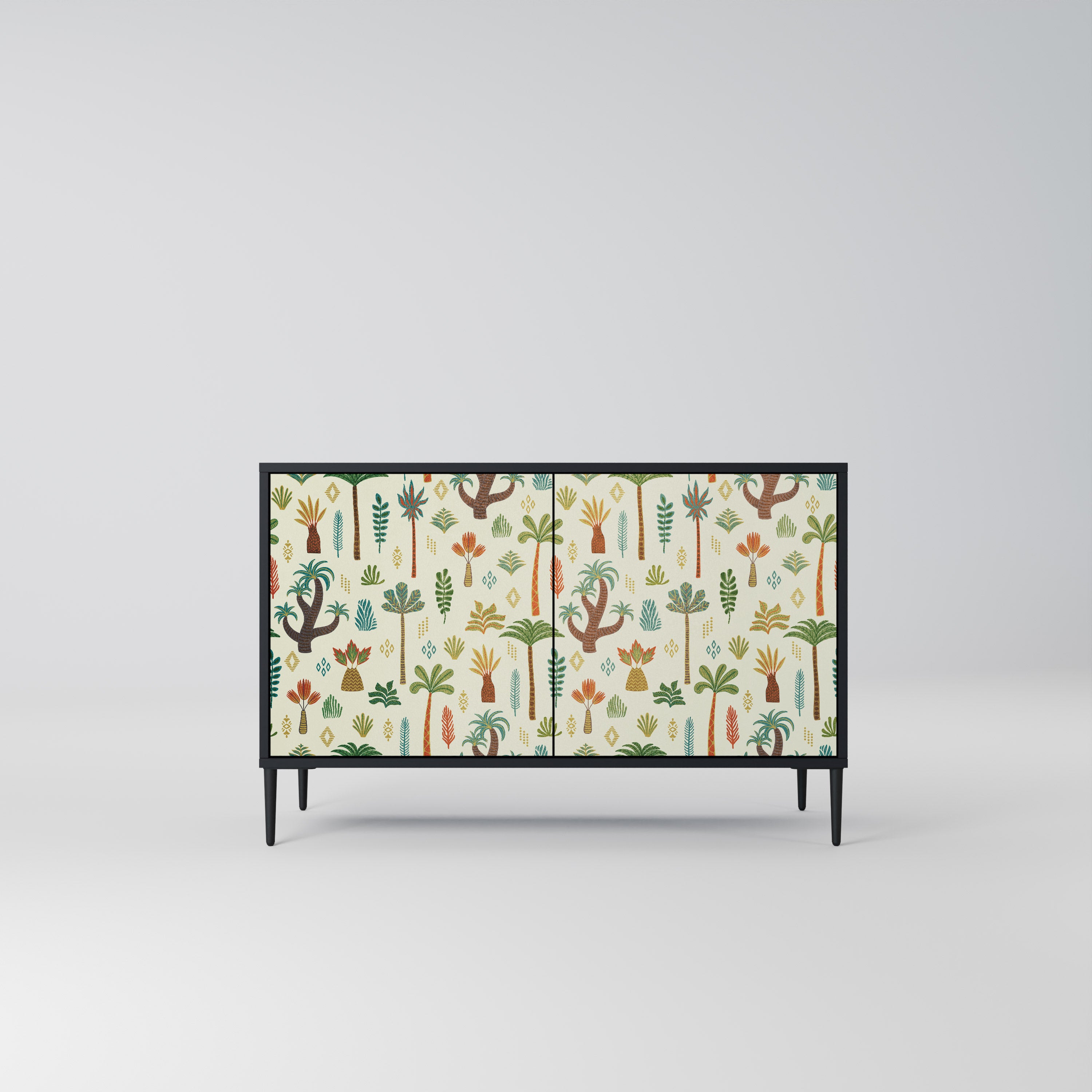 PALM SPRING 2-Door Sideboard in Black Finish