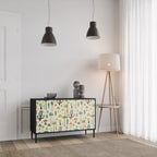 PALM SPRING 2-Door Sideboard in Black Finish