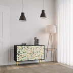PALM SPRING 2-Door Sideboard in Black Finish