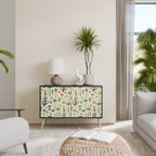 PALM SPRING 2-Door Sideboard in Black Finish