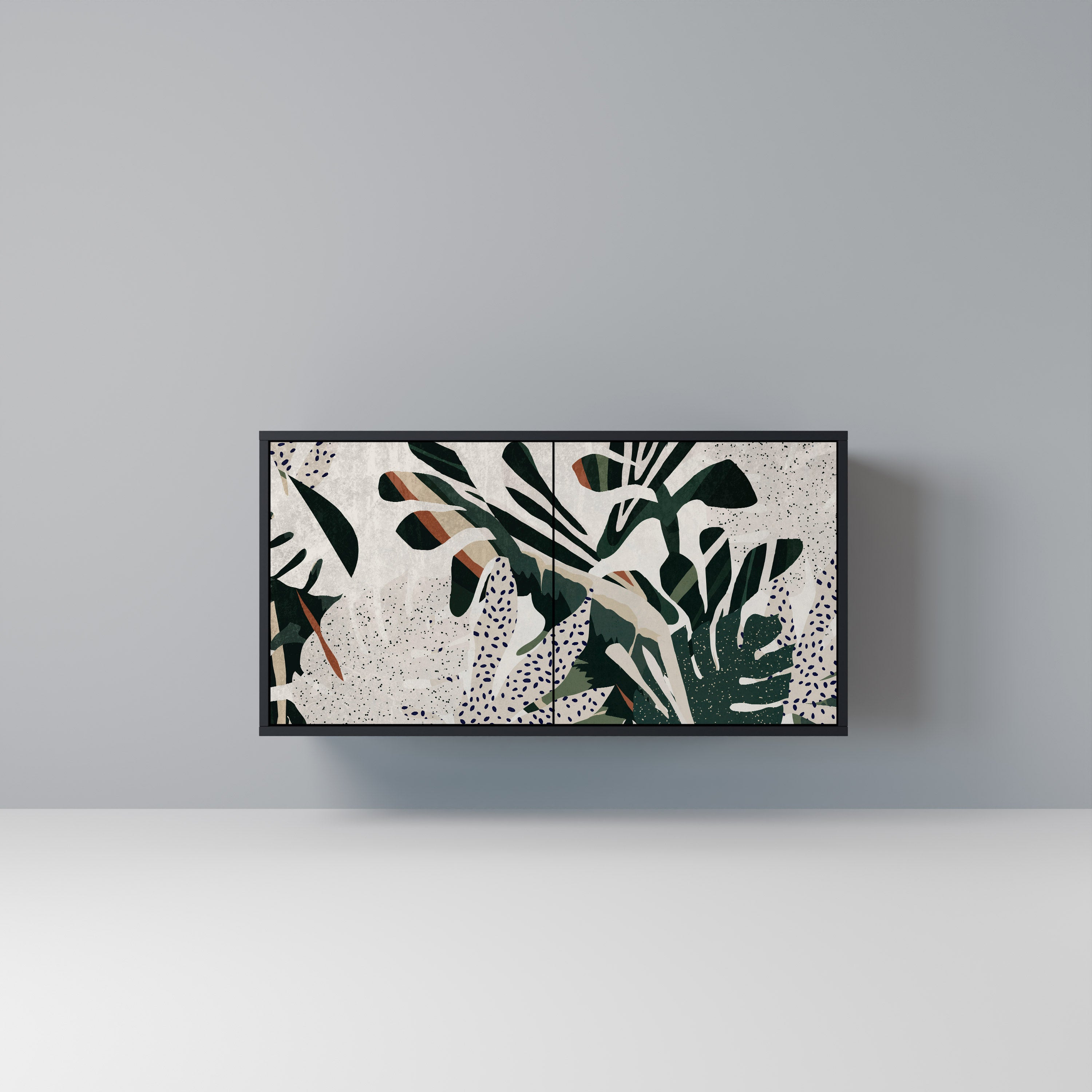 VERDURE FORMATION 2-Door Sideboard in Black Finish