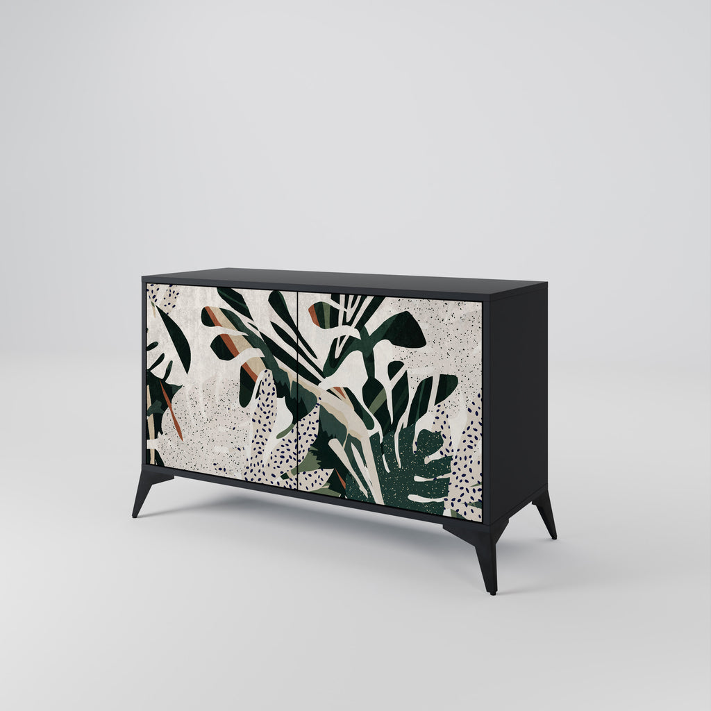 VERDURE FORMATION 2-Door Sideboard in Black Finish