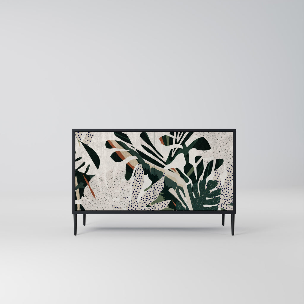 VERDURE FORMATION 2-Door Sideboard in Black Finish
