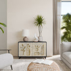 SAND SCULPTURES 2-Door Sideboard in Black Finish