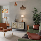 SAND SCULPTURES 2-Door Sideboard in Black Finish