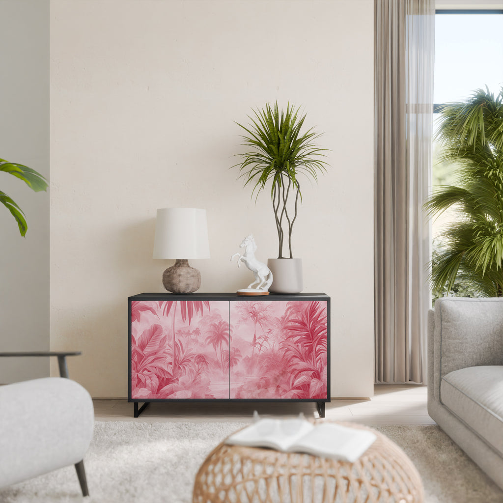 SWEET TROPICS 2-Door Sideboard in Black Finish