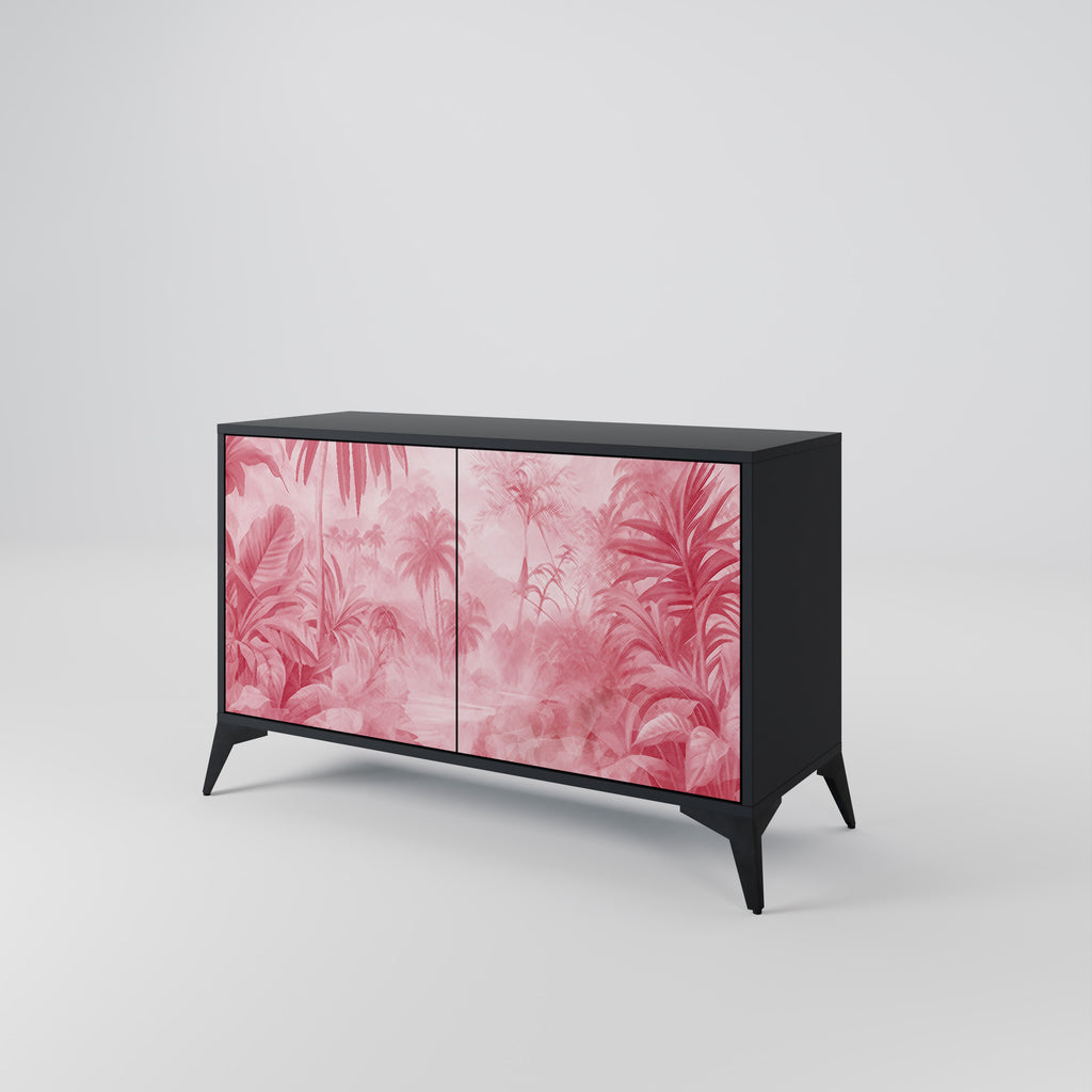 SWEET TROPICS 2-Door Sideboard in Black Finish