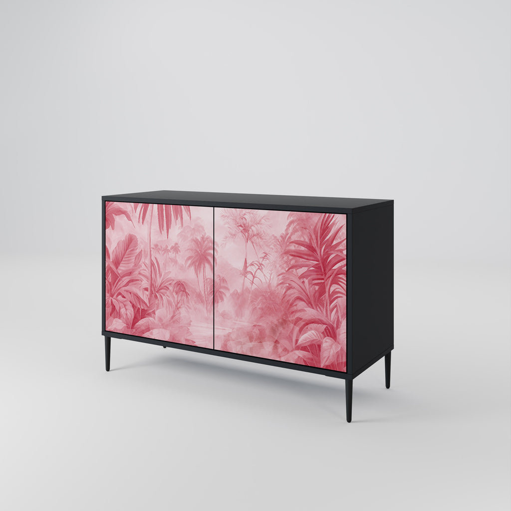 SWEET TROPICS 2-Door Sideboard in Black Finish