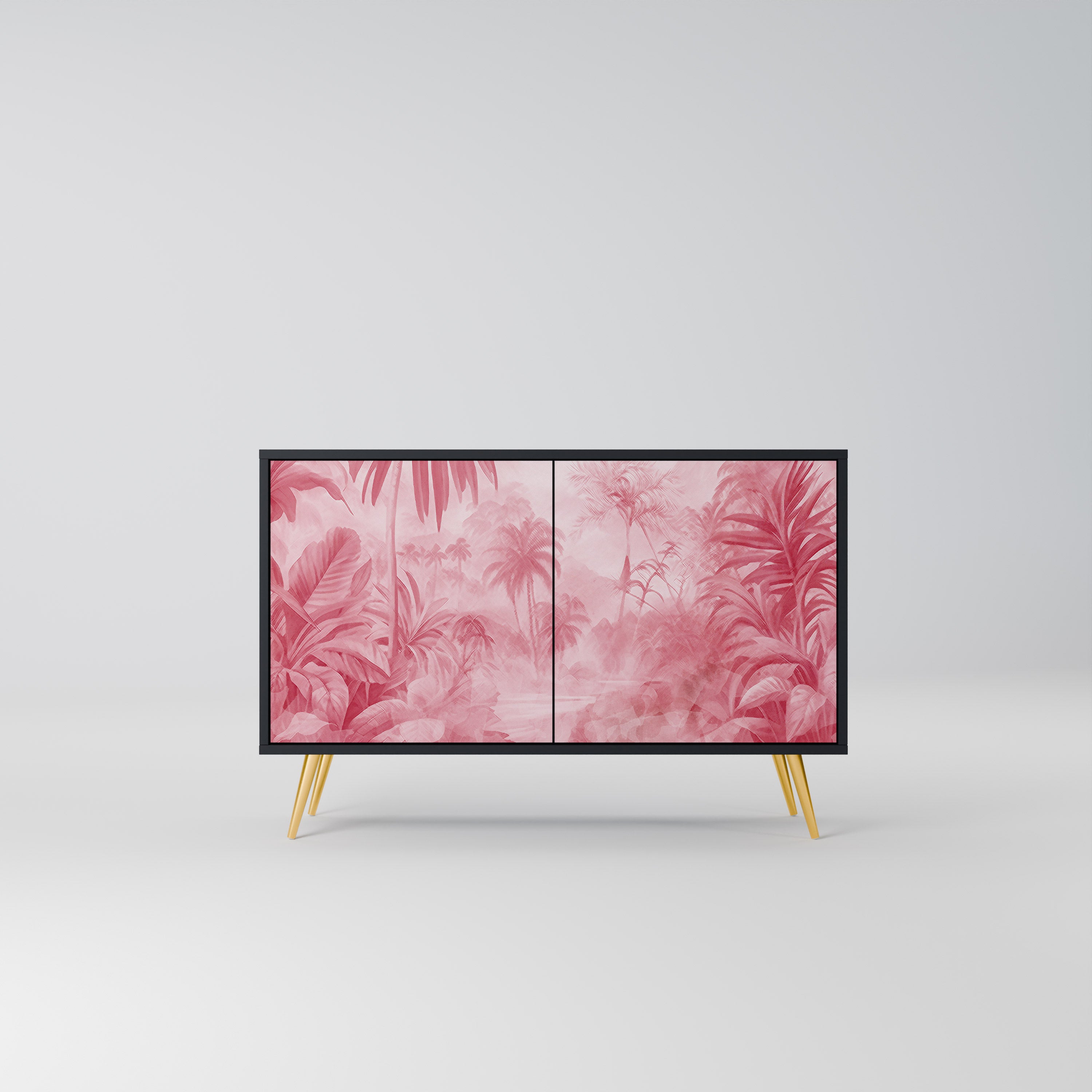 SWEET TROPICS 2-Door Sideboard in Black Finish