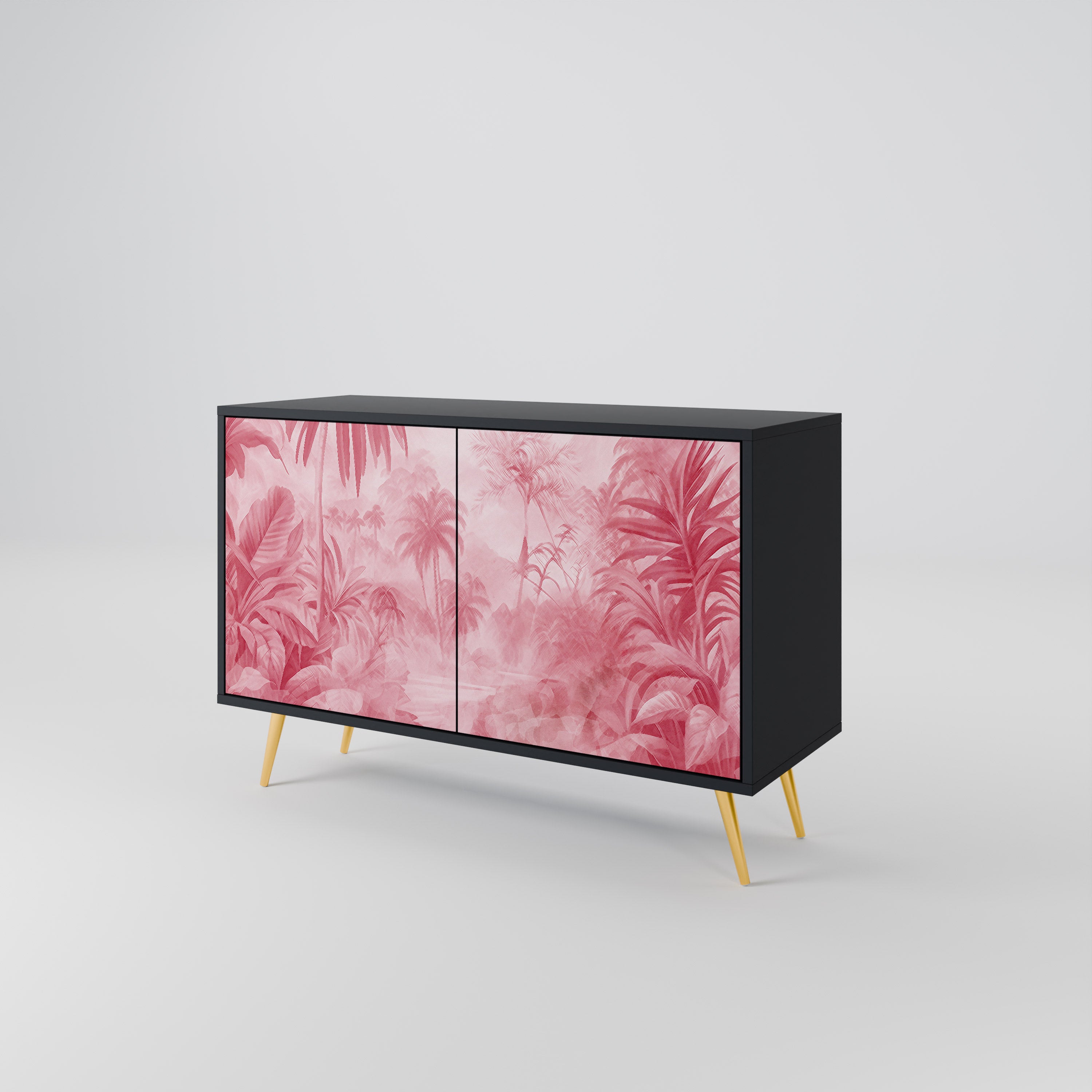 SWEET TROPICS 2-Door Sideboard in Black Finish