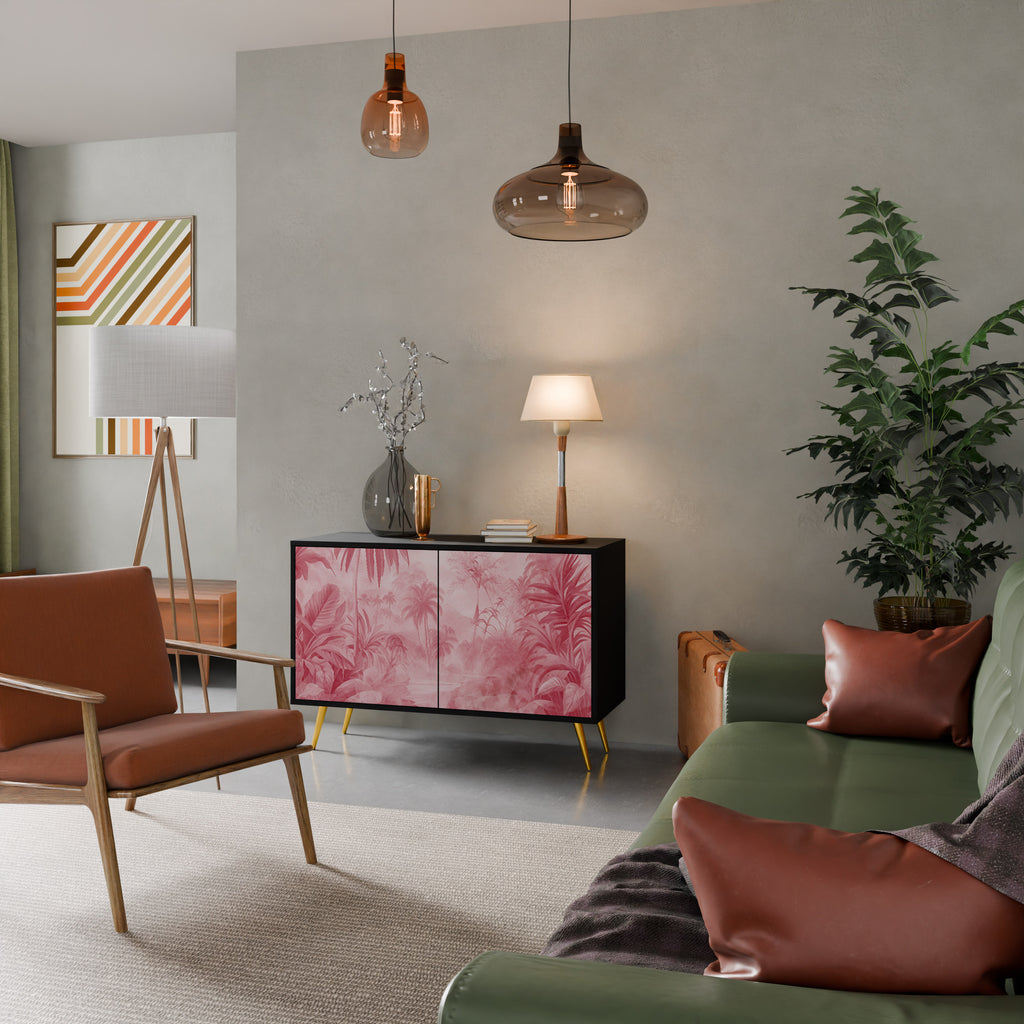 SWEET TROPICS 2-Door Sideboard in Black Finish