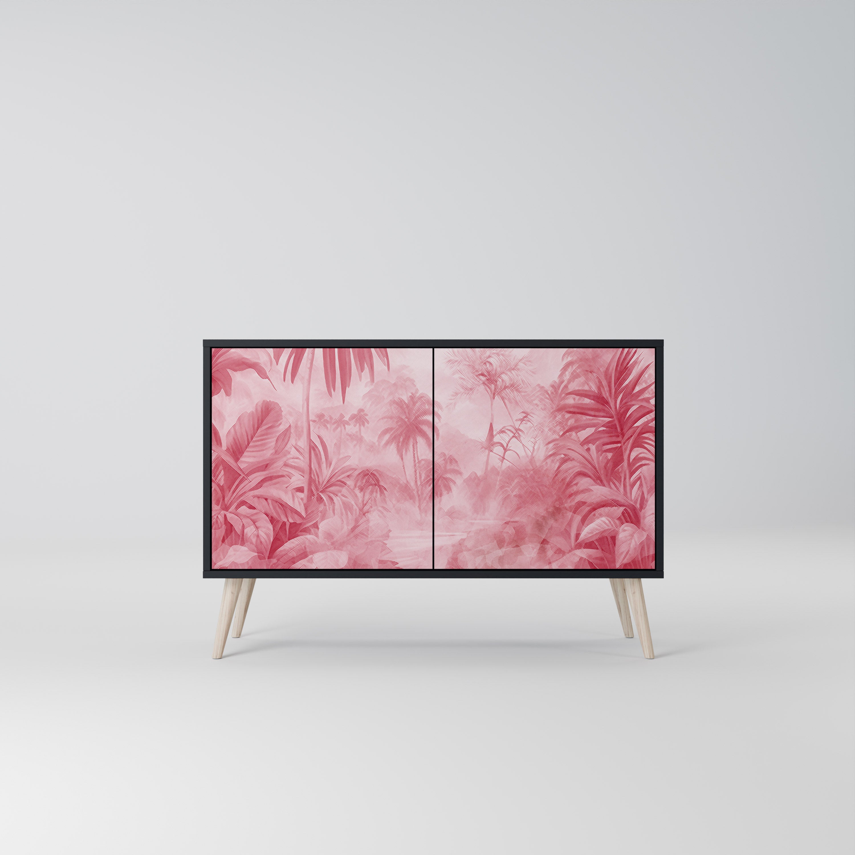 SWEET TROPICS 2-Door Sideboard in Black Finish