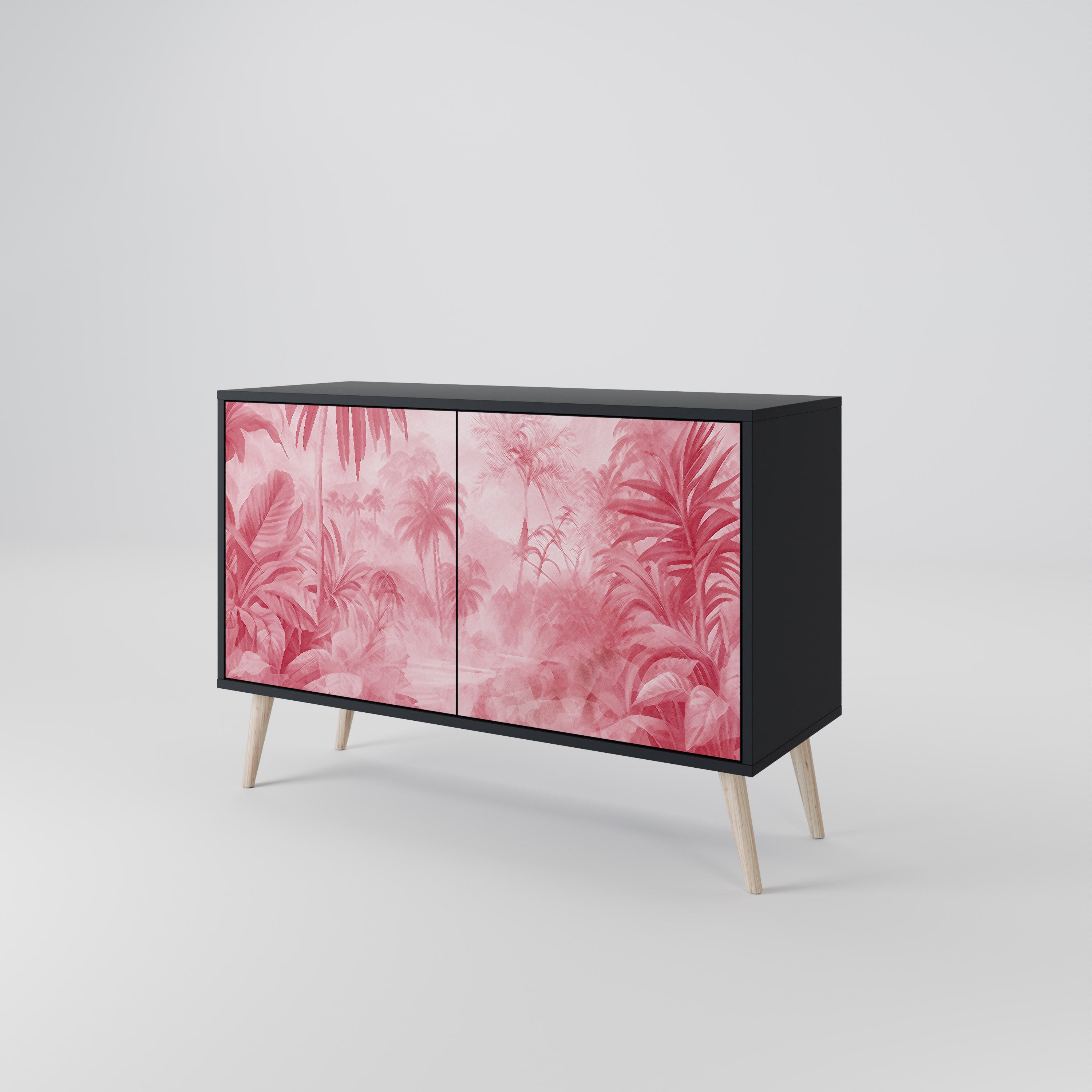 SWEET TROPICS 2-Door Sideboard in Black Finish