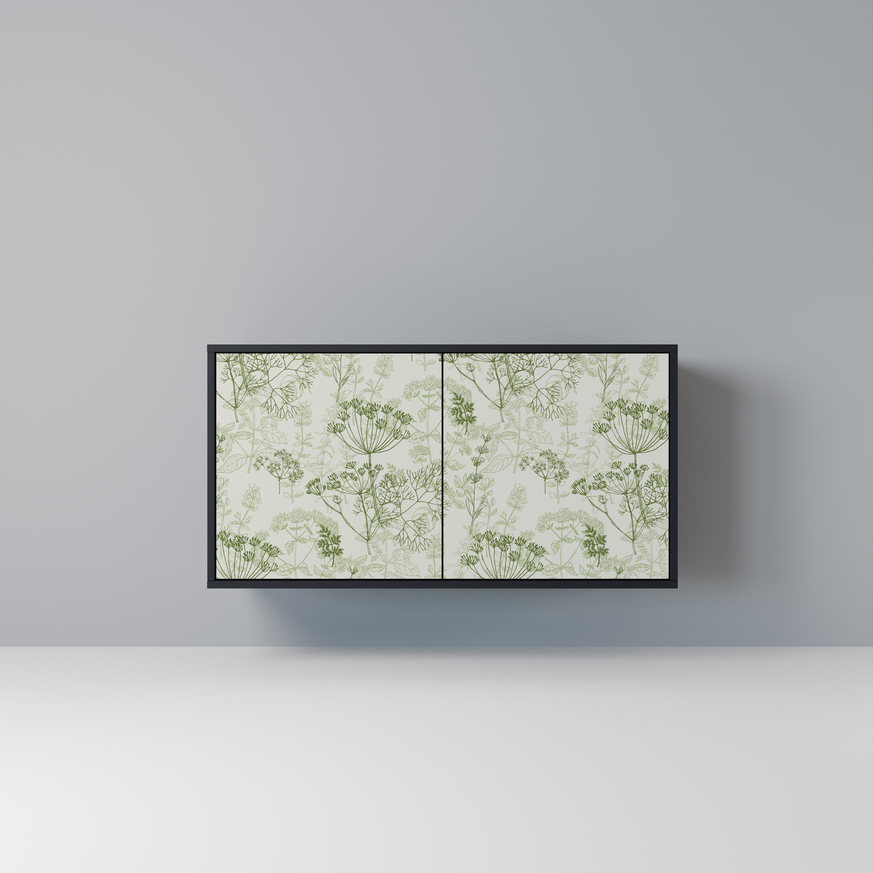 FENNEL BALDACHIN 2-Door Sideboard in Black Finish