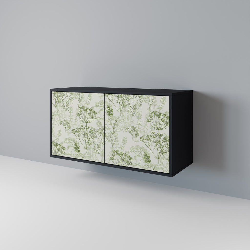 FENNEL BALDACHIN 2-Door Sideboard in Black Finish