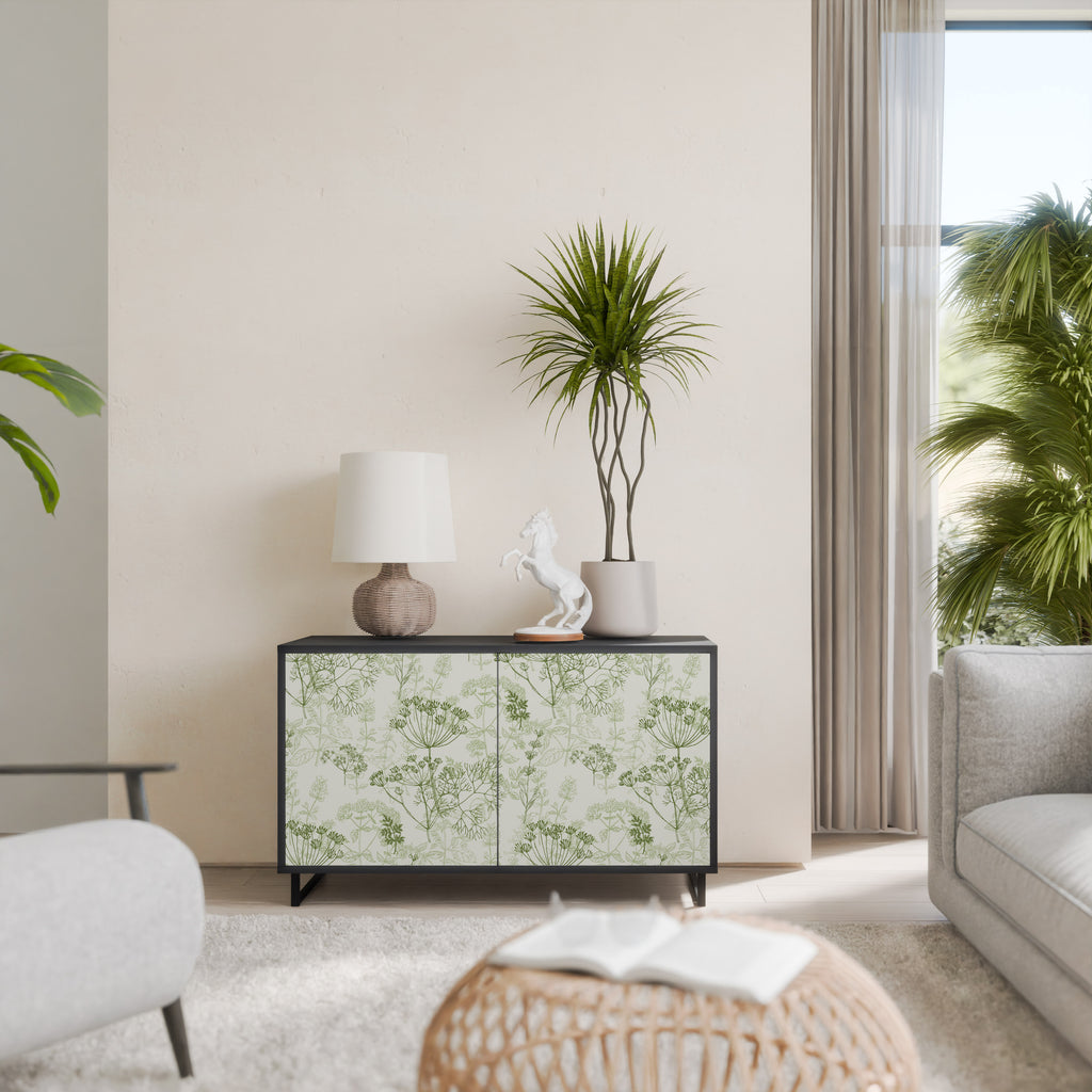 FENNEL BALDACHIN 2-Door Sideboard in Black Finish