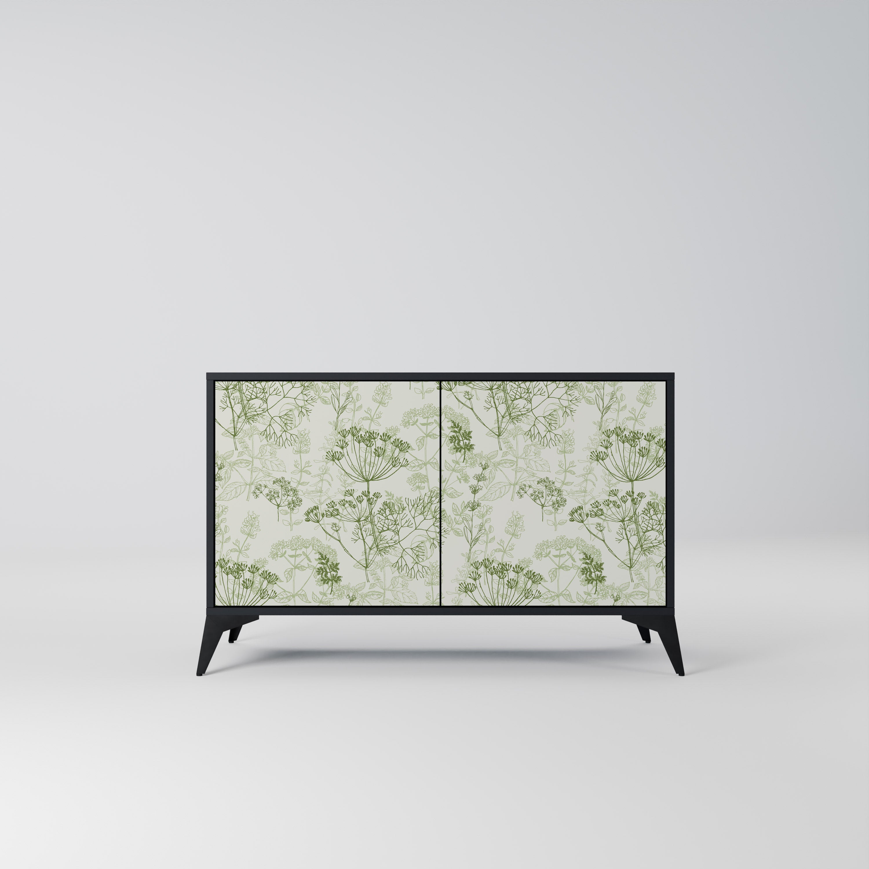 FENNEL BALDACHIN 2-Door Sideboard in Black Finish