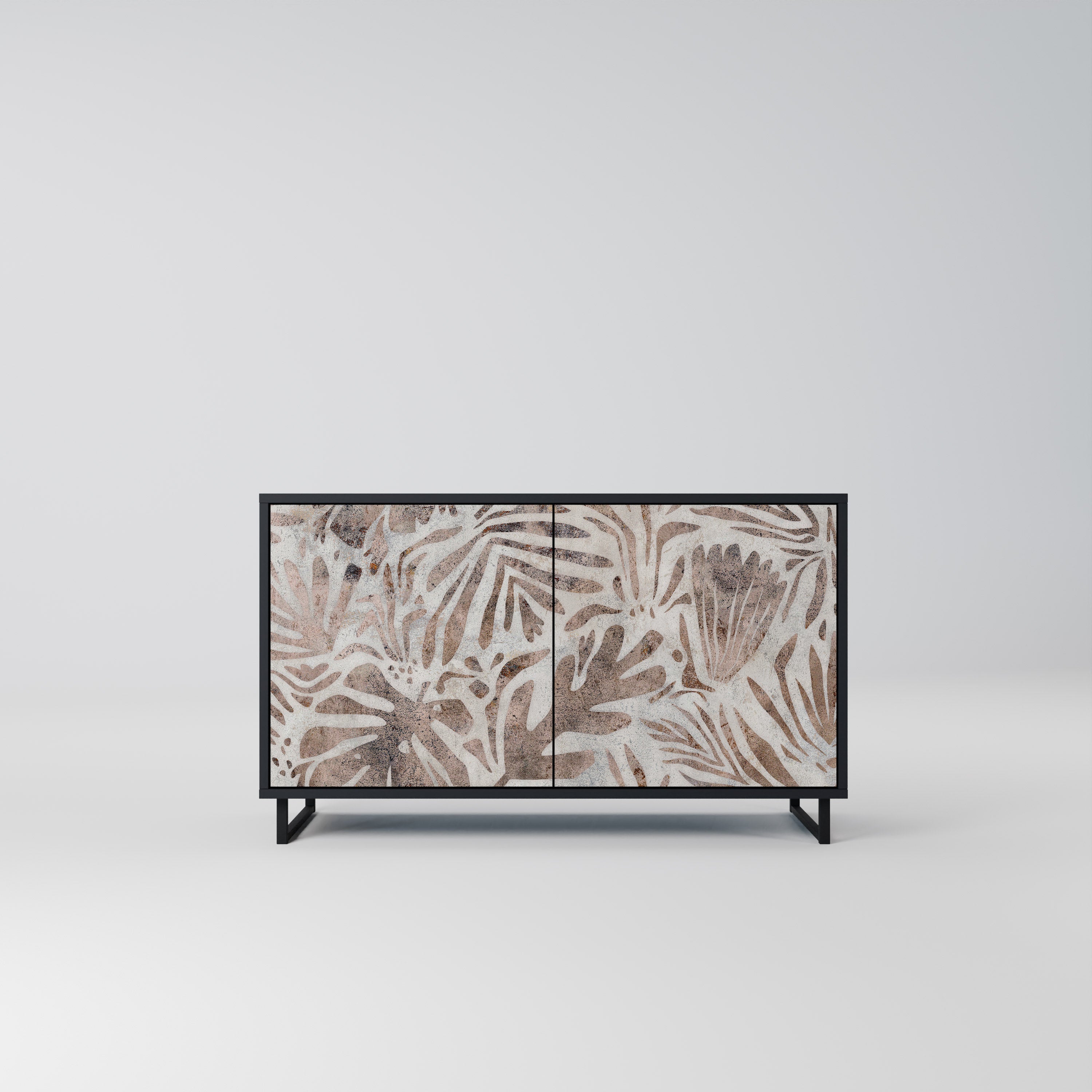 PASSING TIME 2-Door Sideboard in Black Finish