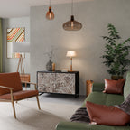 PASSING TIME 2-Door Sideboard in Black Finish