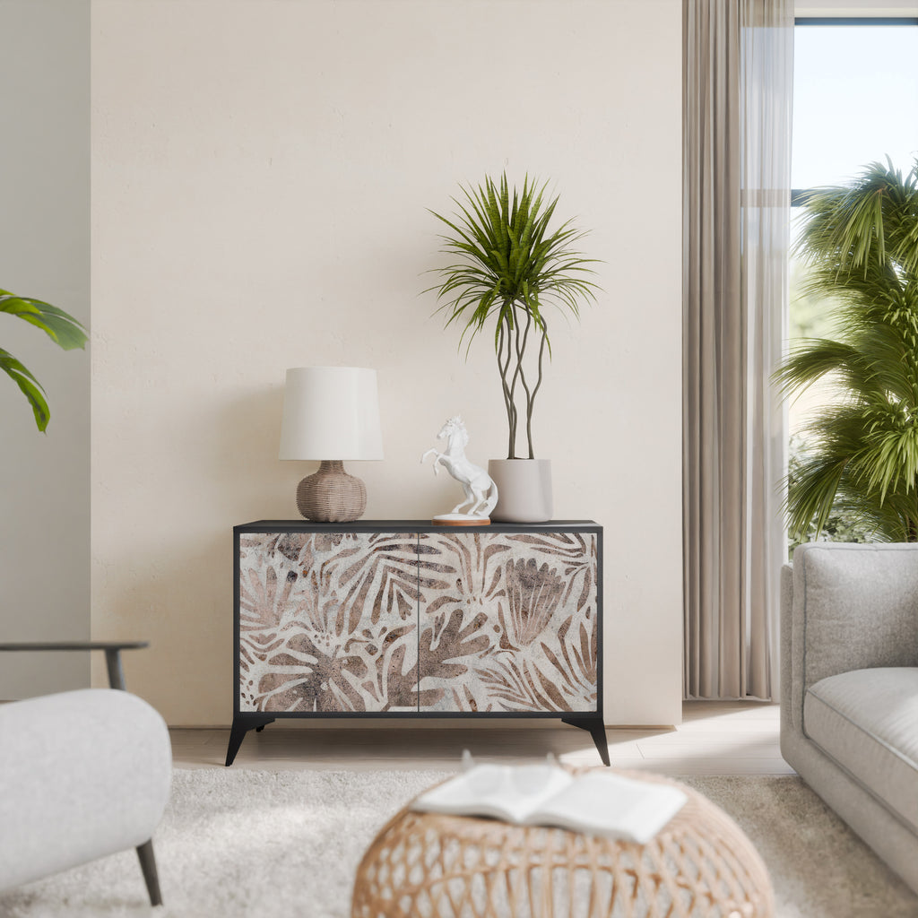 PASSING TIME 2-Door Sideboard in Black Finish