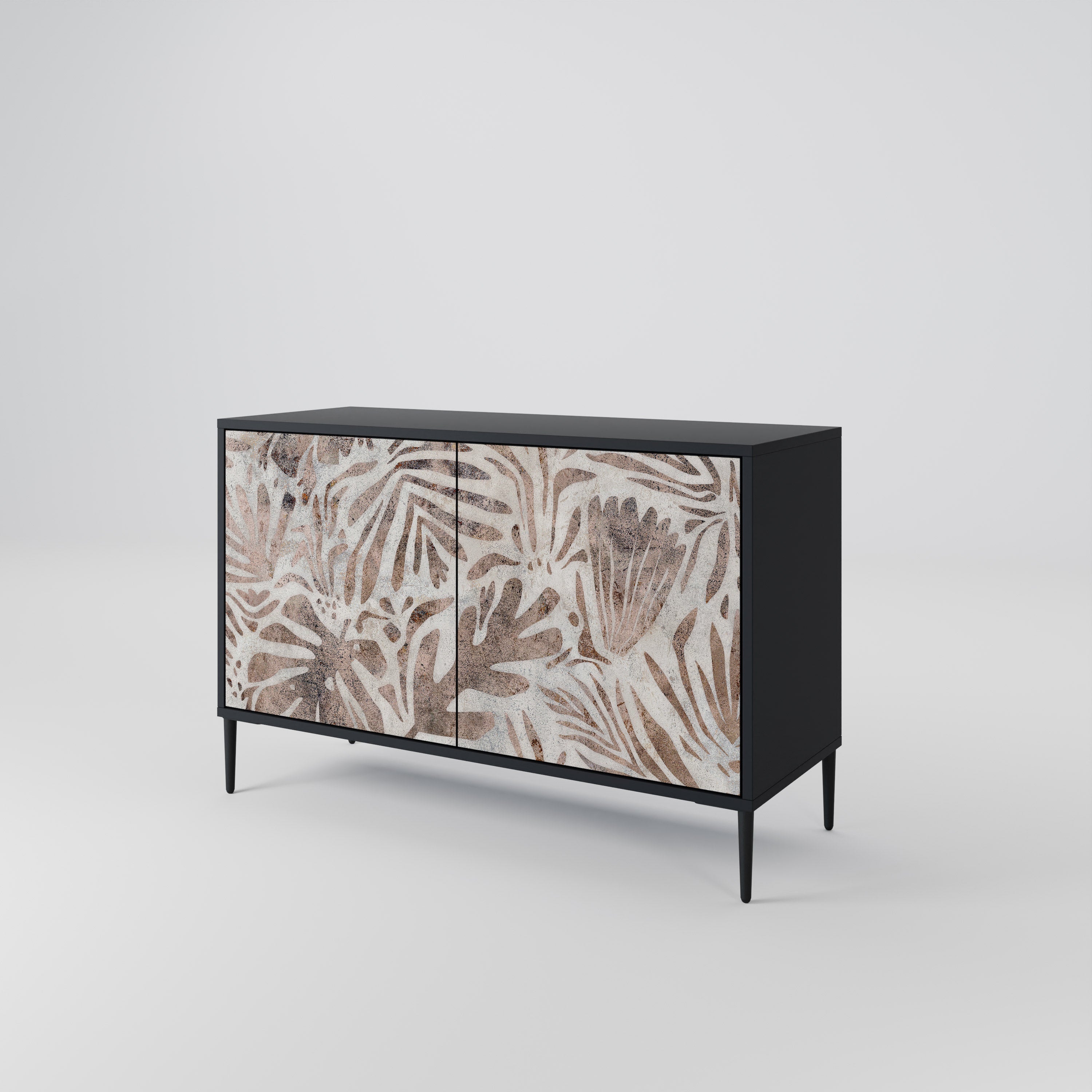 PASSING TIME 2-Door Sideboard in Black Finish