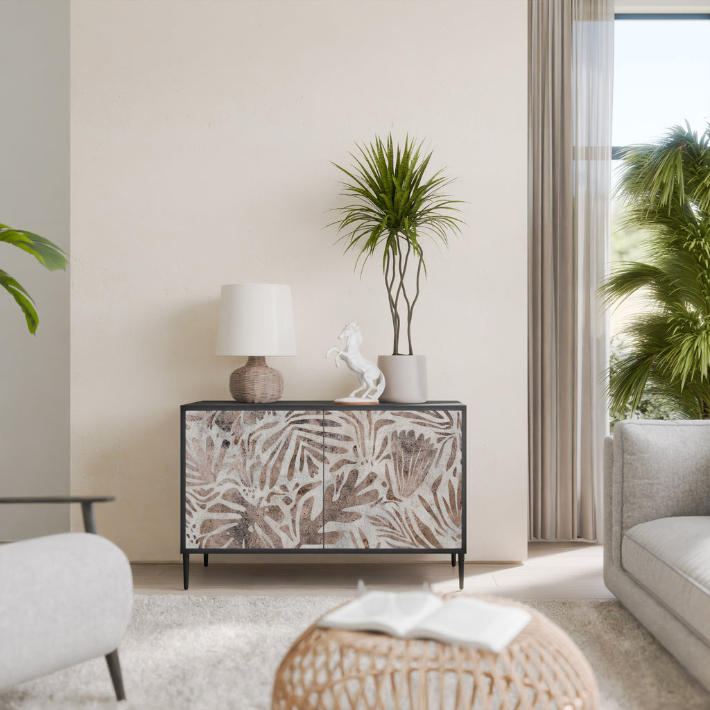 PASSING TIME 2-Door Sideboard in Black Finish