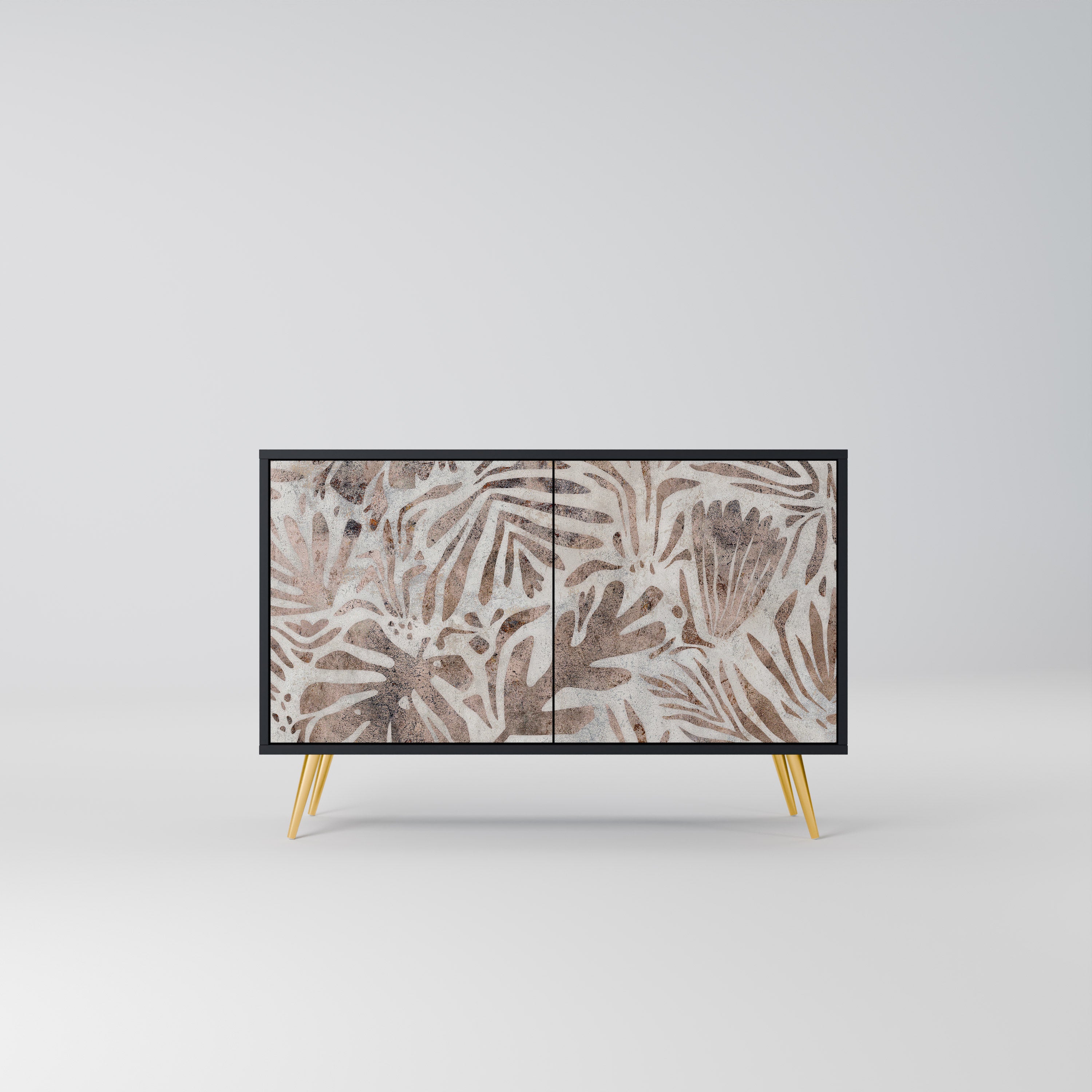 PASSING TIME 2-Door Sideboard in Black Finish