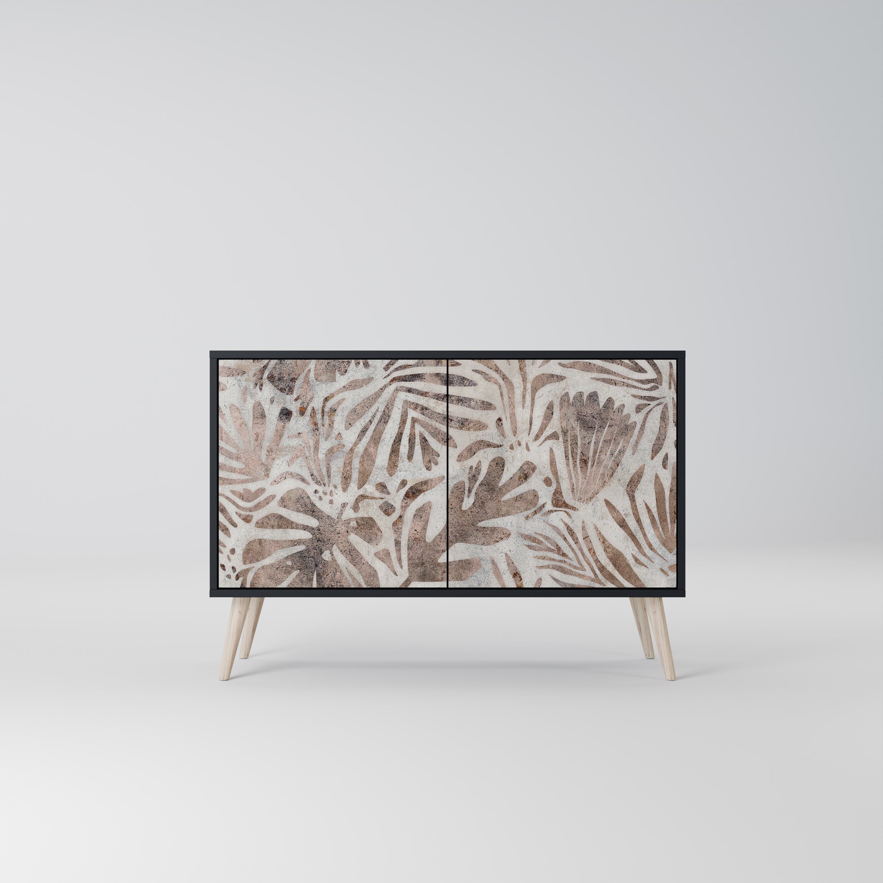 PASSING TIME 2-Door Sideboard in Black Finish