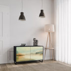 MORNING BY THE LAKE 2-Door Sideboard in Black Finish