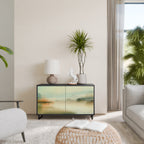 MORNING BY THE LAKE 2-Door Sideboard in Black Finish