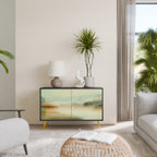 MORNING BY THE LAKE 2-Door Sideboard in Black Finish