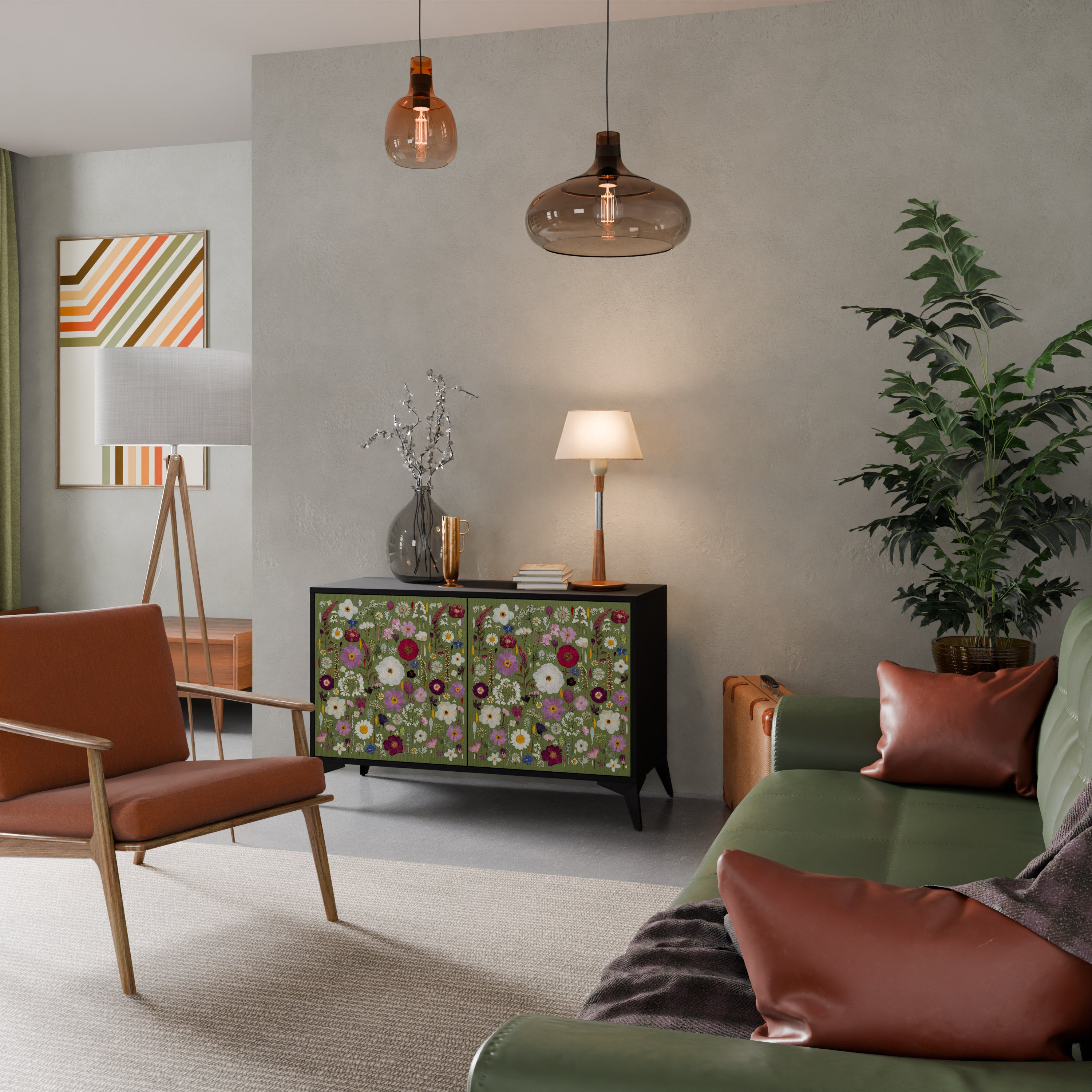 WILD GARDEN Aparador de 2 Puertas