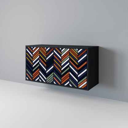 VIBRANT PATCHWORK Aparador de 2 Puertas