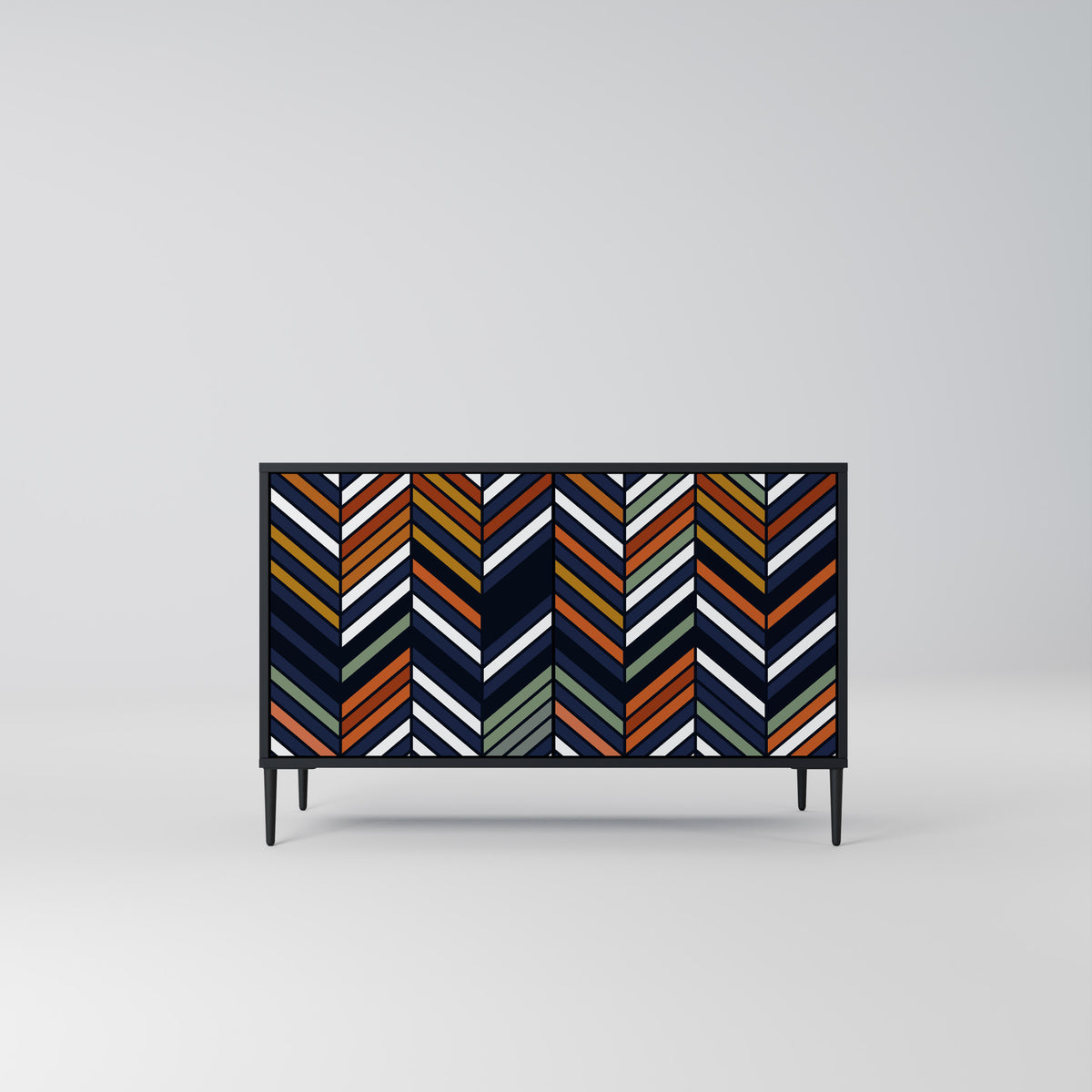 VIBRANT PATCHWORK Aparador de 2 Puertas