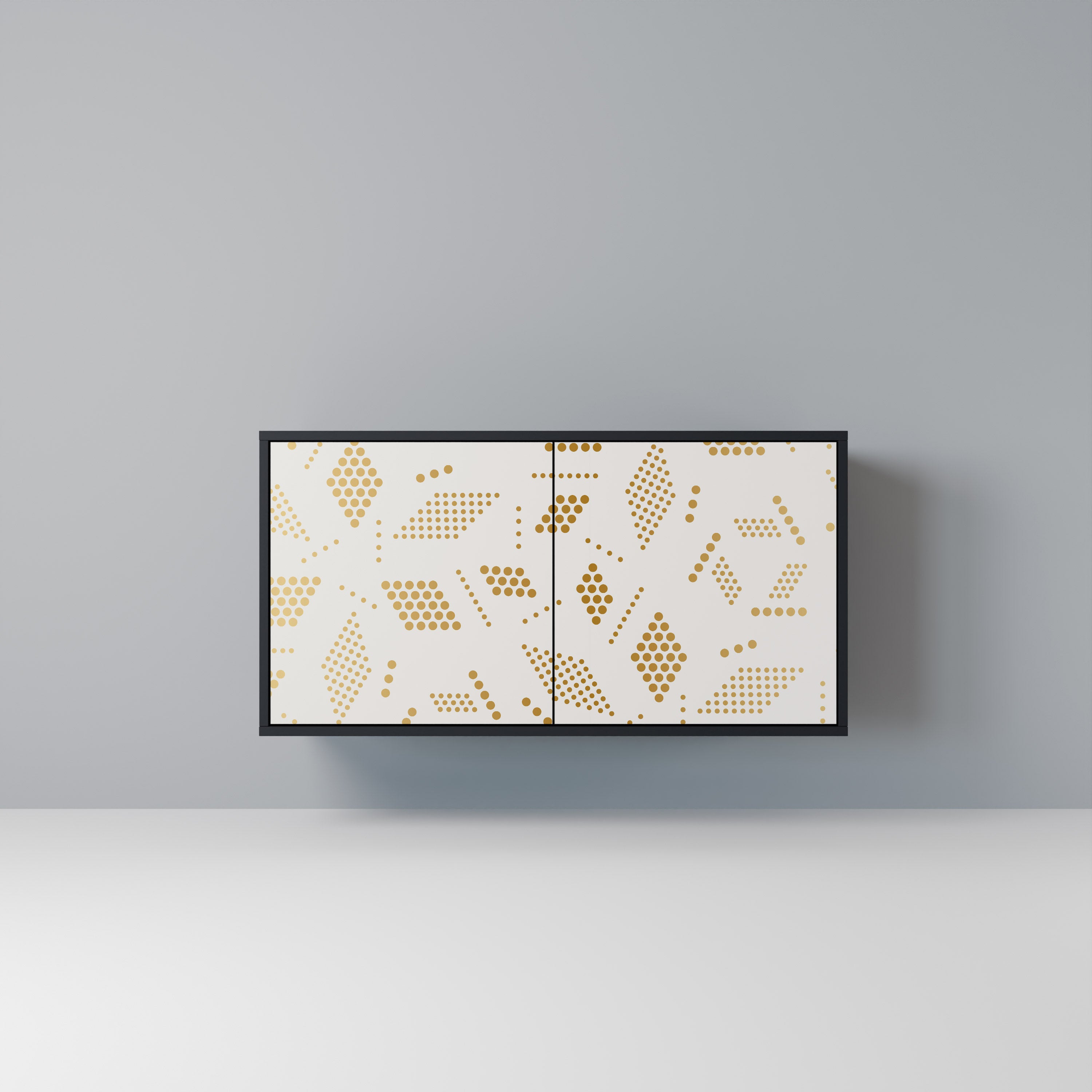 SPOTTED DAZE 2-Door Sideboard in Black Finish