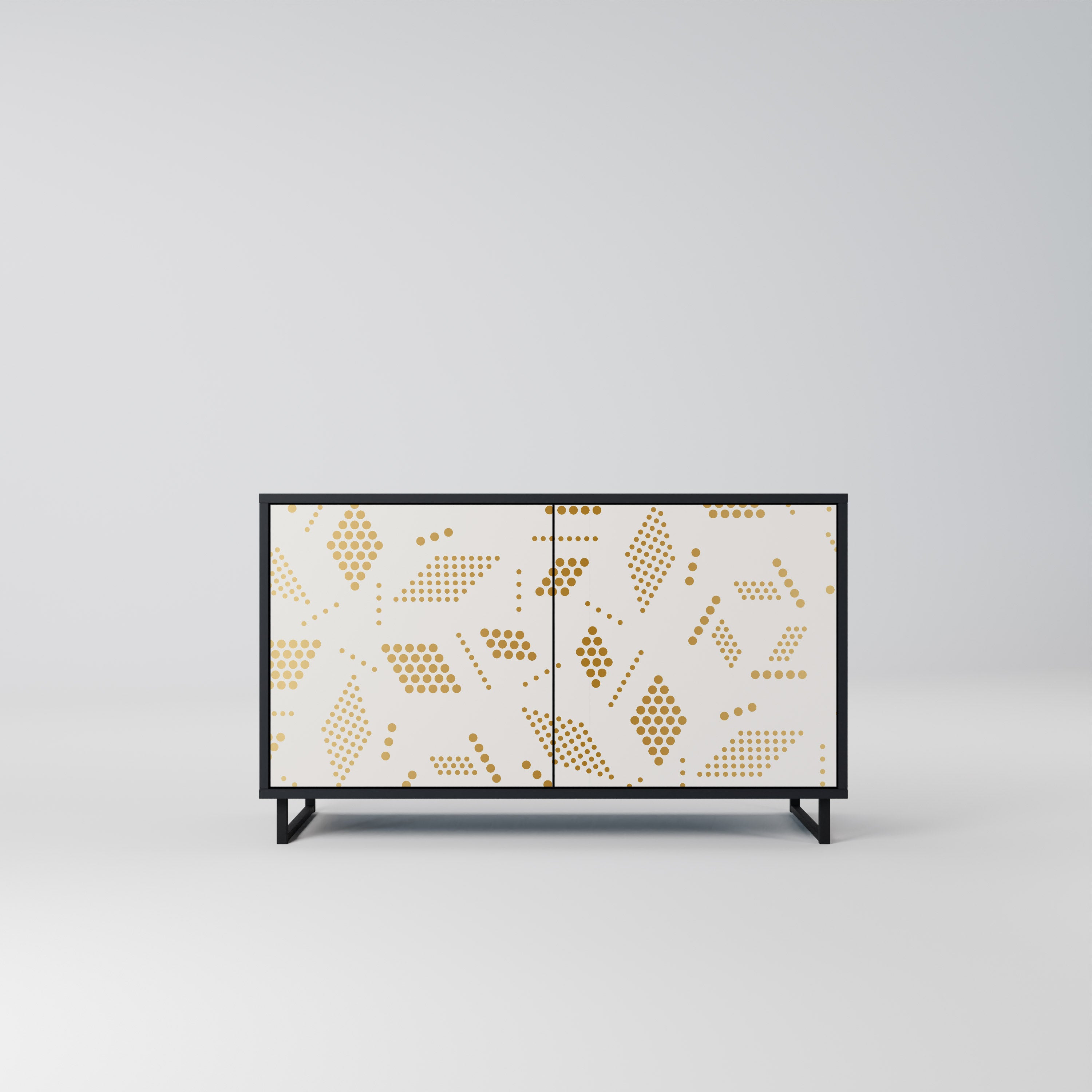 SPOTTED DAZE 2-Door Sideboard in Black Finish