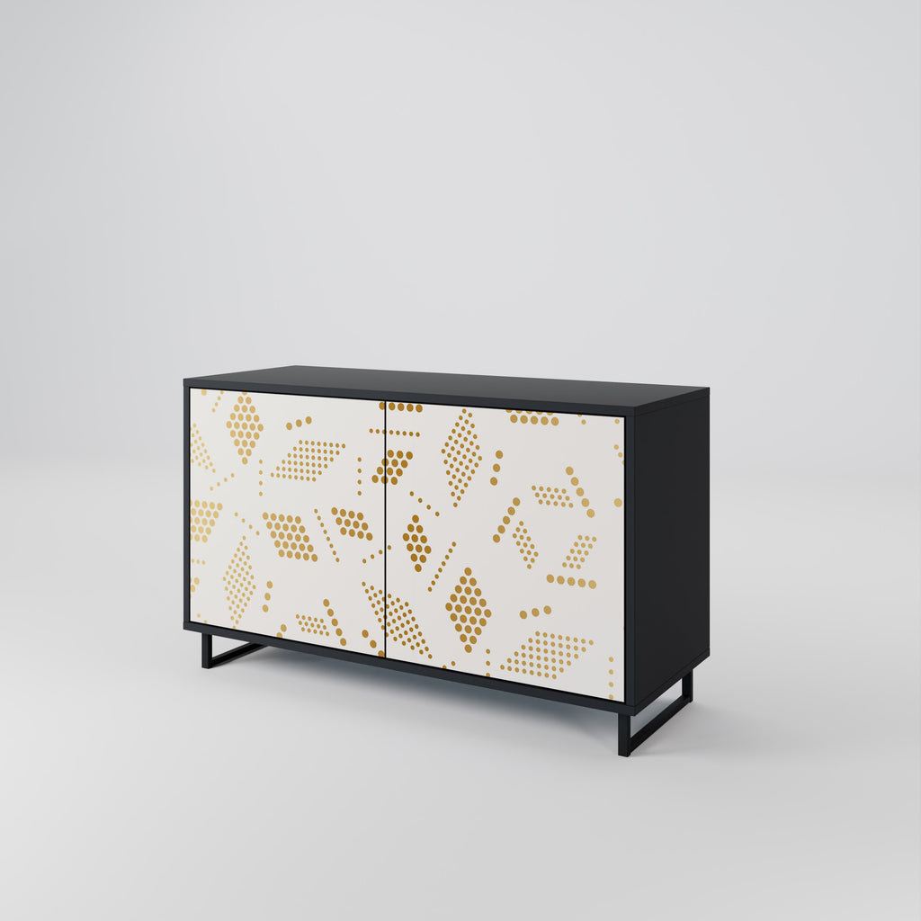 SPOTTED DAZE 2-Door Sideboard in Black Finish