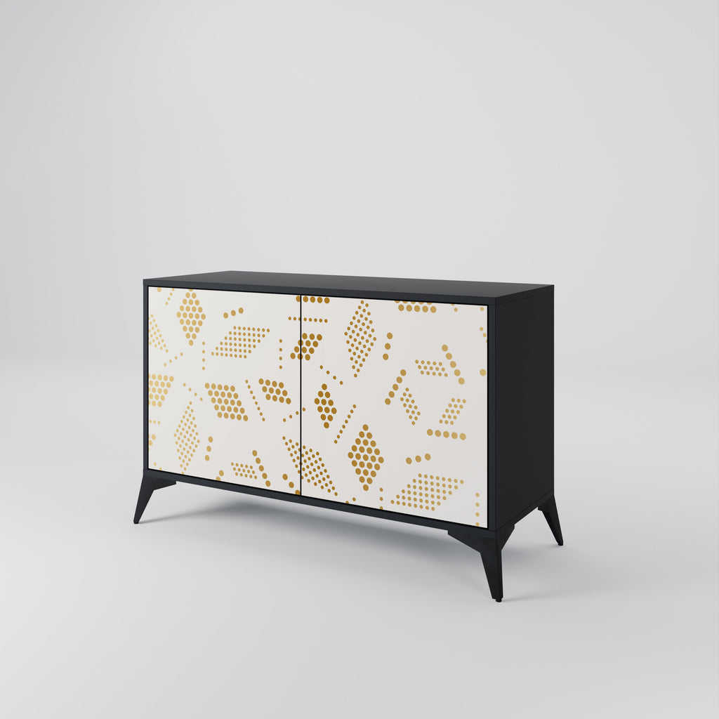 SPOTTED DAZE 2-Door Sideboard in Black Finish