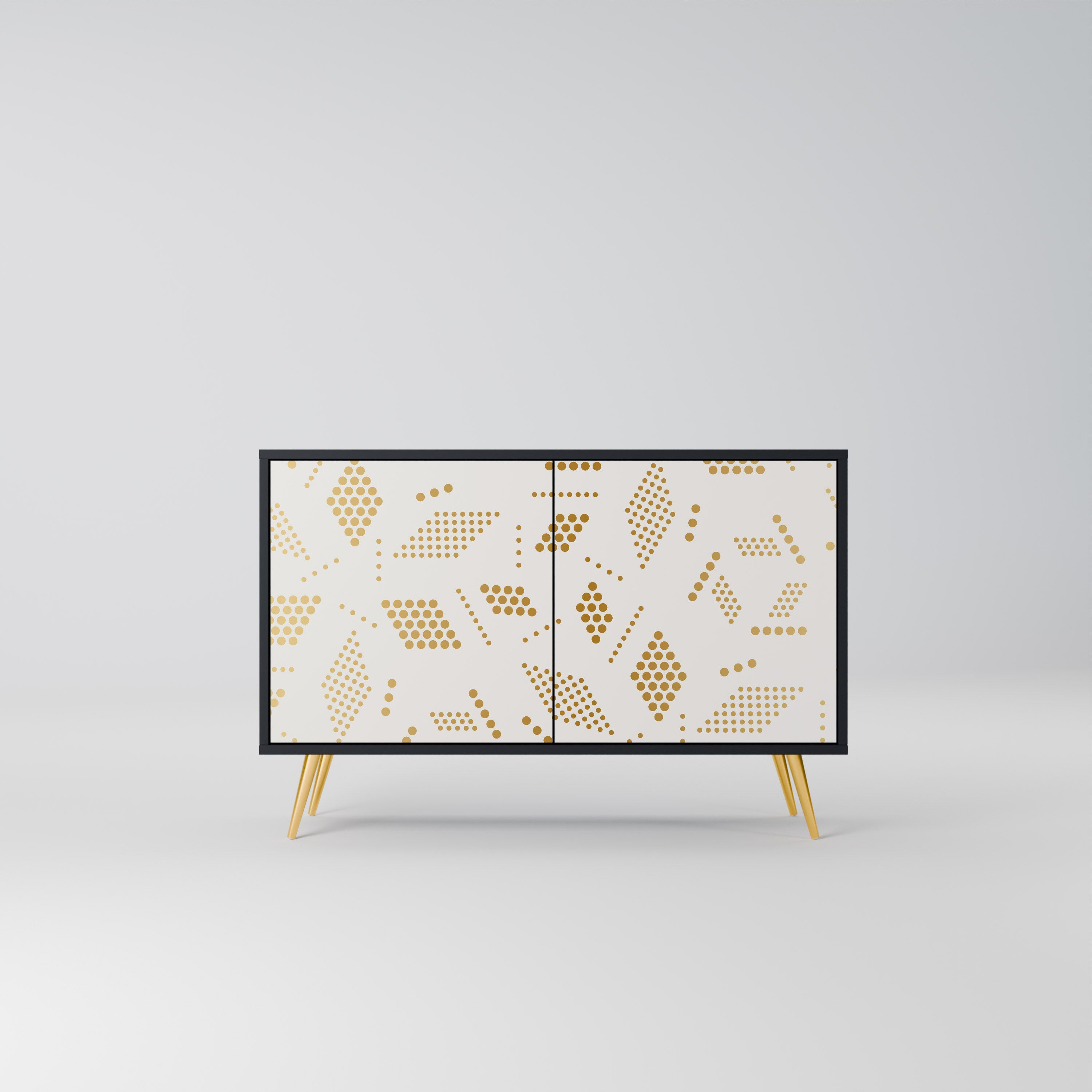 SPOTTED DAZE 2-Door Sideboard in Black Finish