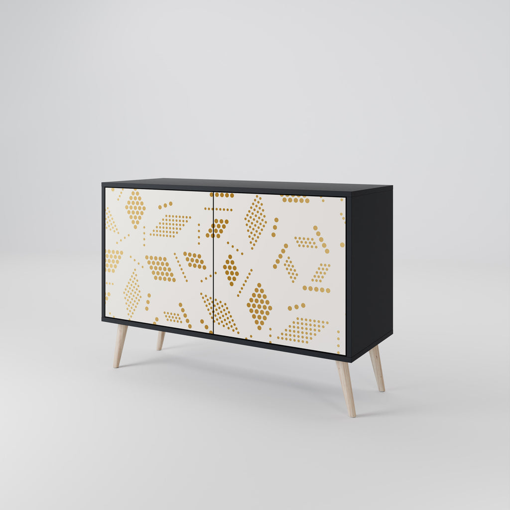 SPOTTED DAZE 2-Door Sideboard in Black Finish