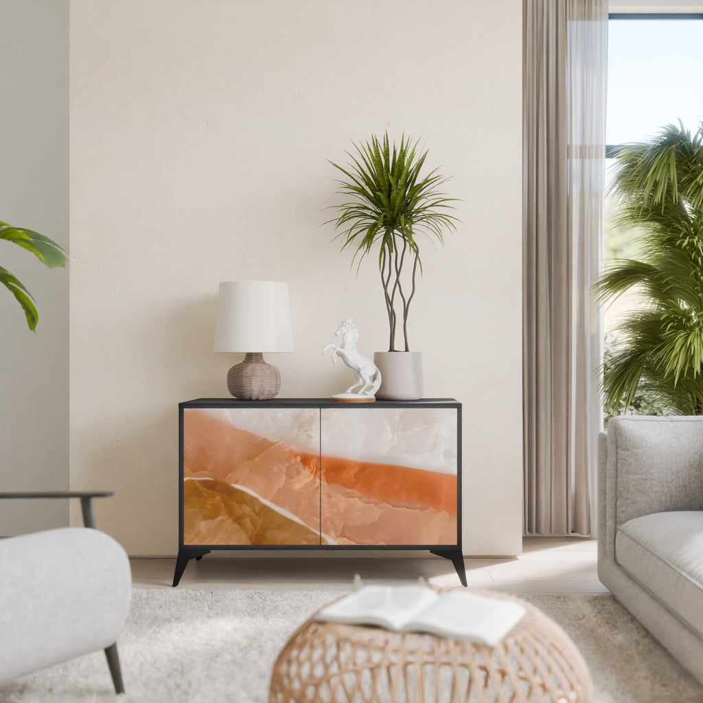 SANDHILLS SPLENDOUR 2-Door Sideboard in Black Finish