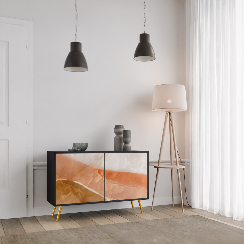 SANDHILLS SPLENDOUR 2-Door Sideboard in Black Finish