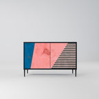 GLAMOROUS STRIPE 2-Door Sideboard