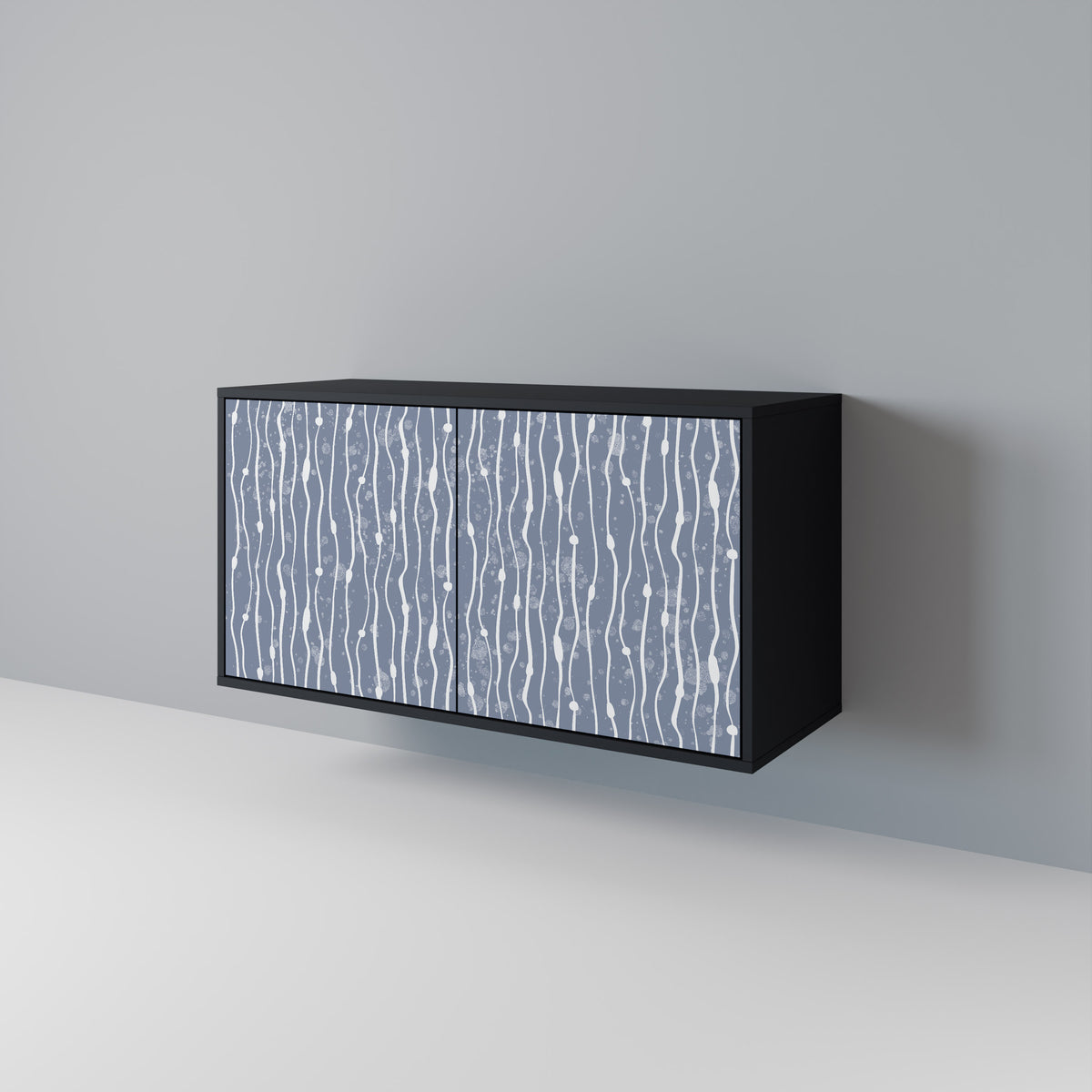 GRAPHITE RAIN Aparador de 2 Puertas