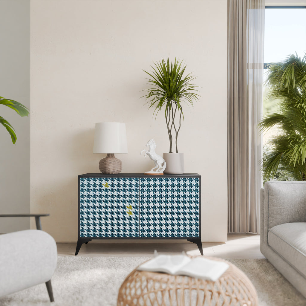 OUT OF CONTEXT 2-Door Sideboard in Black Finish