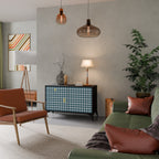 OUT OF CONTEXT Aparador de 2 Puertas en Acabado Negro